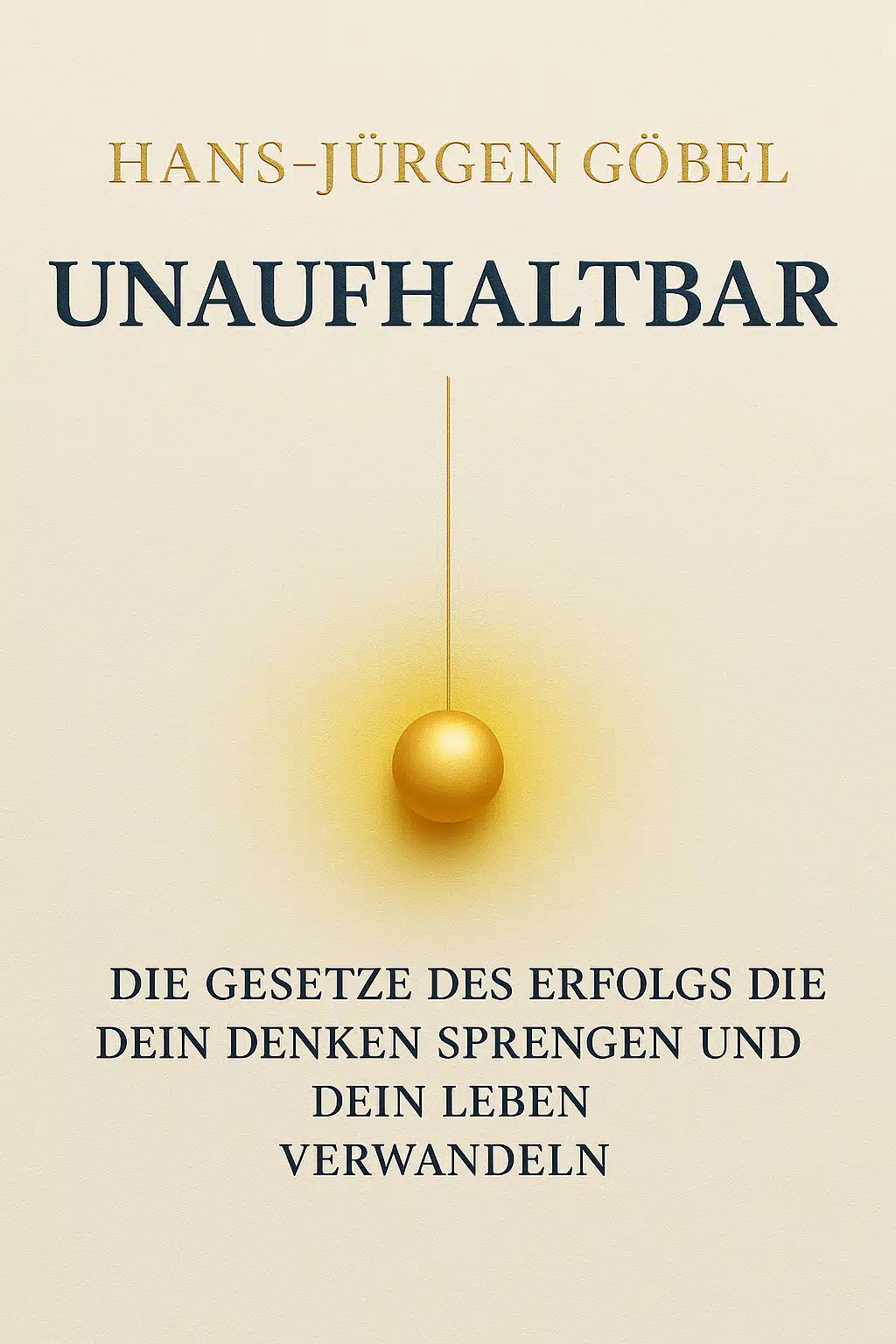 Buchcover Unaufhaltbar von Hans-Jürgen Göbel über Erfolg, Mindset und persönliche Entwicklung. Neustart ab 50, Leben neu beginnen mit 50, Midlife Krise Männer, Neuanfang im Leben ab 50, persönliche Entwicklung ab 50