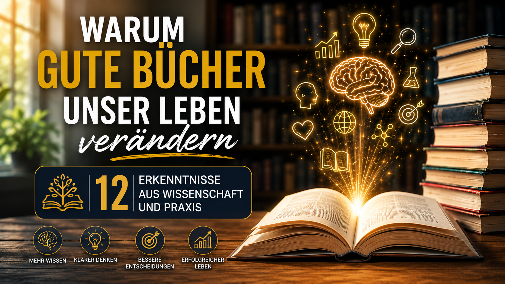 Warum gute Bücher unser Leben verändern und persönliches Wachstum fördern